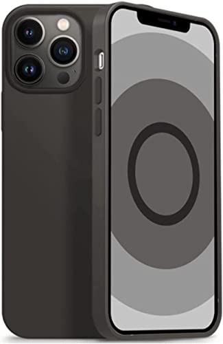Protection iPhone 13 Pro Max housse silicone fin Svart