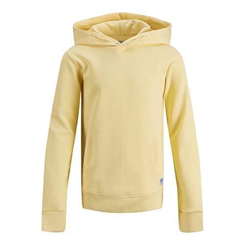 Image of Jack & Jones Boy's JJEBASIC Sweat Hood NOOS JR Sweatshirt, Mellow Yellow, 128
