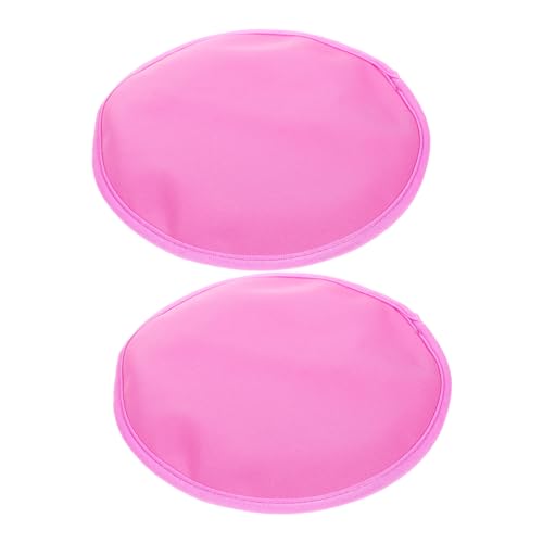 Didiseaon 2pcs Oil Breast Pad Purple Oil Cotton Removable Nursing