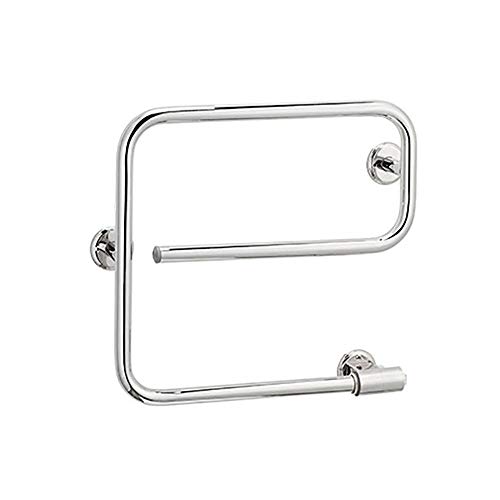 Toallero radiador Rail, Cuarto de baño toallero Inteligente Constante Temperatura de Calentamiento, 425 * 450 * Barras en Forma de T 99 mm de Acero Inoxidable,Plugin