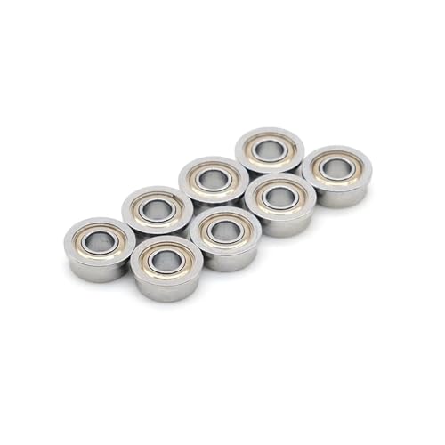 Roulement à bride F695ZZ 5x13x4 mm - Kit de 10 pièces miniatures pour guidage de précision