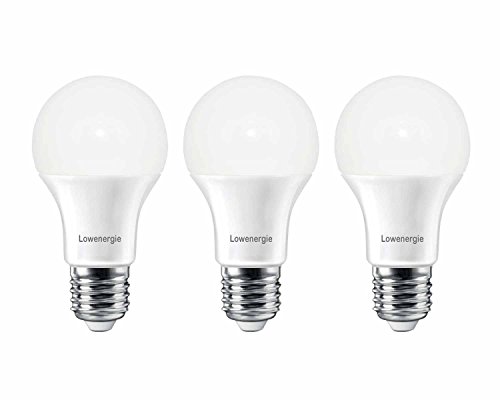 LOWENERGIE LED Light Bulbs 10W Edison Screw E27 Day White 6000K A60 GLS Lamps
