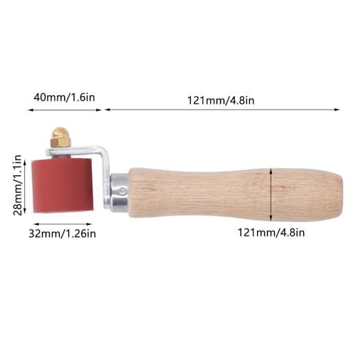 HappyFit Cost Roller resistente ao calor 260 ° C 28mm Largura de 32 mm de diâmetro ergonômico Rolo d