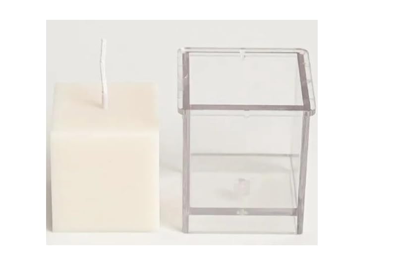 TubeRose® Squares pillar Candle Resin Molds, Transparent Square Silicone Molds for Resin Casting, Cube Silicone Mold for DIY Craft Making, Crafts | Home Arts & Crafts | Candle Making & Soap Making | Candle Molds-image-10