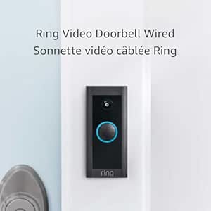 Ring Video Doorbell Wired (newest model), Use Two-Way Talk, advanced motion detection, HD camera and real-time alerts to monitor your front door (wiring required)