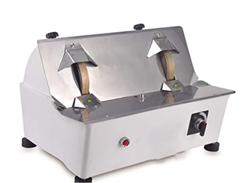 MXBAOHENG Optical Glass Hand Edger Manual Lens Grinder Two Wheels Plastic Body CP-20B (110V)