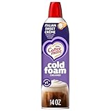 Coffee mate Italian Sweet Crème Flavored Cold Foam Creamer, Non-Dairy, Cold Foam Coffee Creamer, 50 Servings