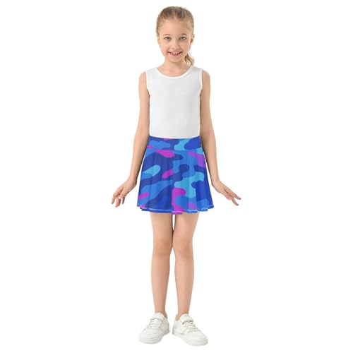 Tennis Skirts for Girls with Built in Shorts Flowy Performance Skorts Cheerleading Skirts with Pockets3