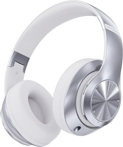 ZTOZ Wireless Headphones Over-Ear Bluetooth Adjustable 42 Hours of Listening Time Volume Control,...
