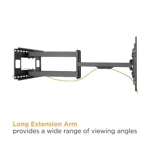 Side view of LUMI TV Wall Mount showing long extension arm