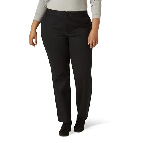 Lee Damen Relaxed Fit All Day Straight Leg Pant Hose, schwarz, 38 – Ansicht 1