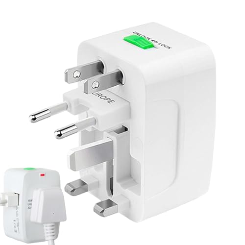Adaptador de enchufe global, adaptador de enchufe internacional | Adaptador global todo en 1 - Convertidor de enchufe de cargador global, adaptador todo en 1 para Estados Unidos, Irlanda, Orden