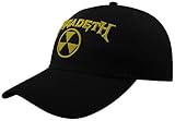 megadeth logo Brandneu Megadeth Baseballcap Hazard Logo schwarz