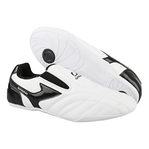 Viaoragiosa Scarpe da Taekwondo,Scarpe da Kung Fu per Taekwondo,Scarpe per Arti Marziali da Uomo E da Donna,Traspirante,Antiscivolo,Comodo,Adatto per Taekwondo,Boxe,Karate,Kung Fu E Taichi
