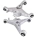 Rear Lower Control Arm Car Suspension Rear Left/Right Lower Control Arm Kit compatible with Jaguar S-Type 2004-2008 compatible with Jaguar XF 2010-2015 Replacement C2P16878 C2D36808 C2P16879 C2D36809