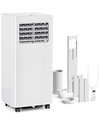 Feelfunn 14,000 BTU Portable Air Conditioners - 3-in-1 Portable AC Unit Cools Up to 750 Sq.Ft., with App/Wifi/Remote Control, Dehumidifier & Fan Modes, Window Mounting Kit, Ideal for Bedroom, Dorms