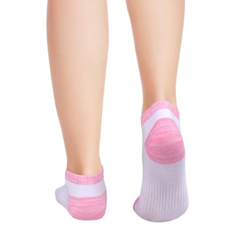 Womens Ankle Socks For Women, Breathable Anti-Odor Casual Running Athletic Low Cut Socks, 5 Pairs4
