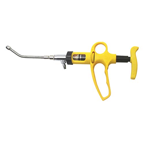 5/10 ml Siringa Automatico per Bestiame Dispenser di Liquidi Continuo Agricola Multifunzione Regolabile Adatto a Pollo Anatra Oca Maiale Bovini Ovini Pollame,10ml - 2