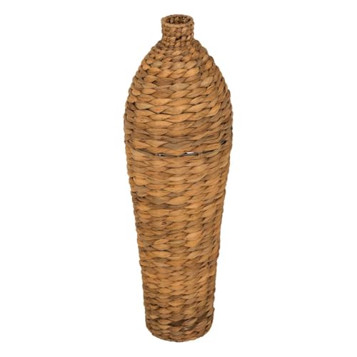 Atmosphera - Vase Percy Fibre végétale Beige h58cm