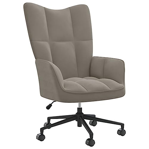 VidaXL Relaxsessel Mit Rollen - Höhenverstellbar, Drehbar, Samtbezug, In 11 Farben