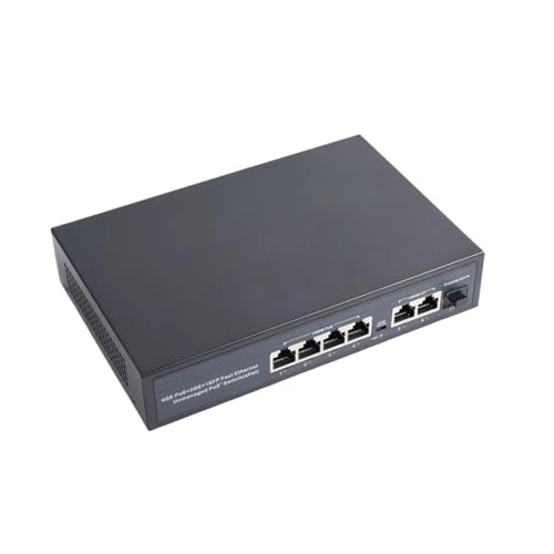 Switch PoE 50 V Gigabit à 4 ports pour éliminer les latences réseau