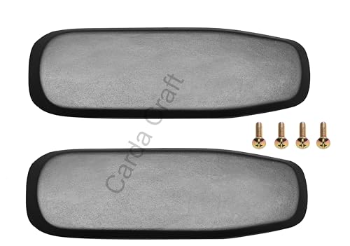 Image of Office Chair Arm Replacement Armrest Pads for -Office Chair Parts Arm Rest for Desk Chair with Mounting Hole Patterns Screws (PU-21)