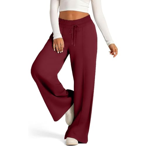 Wide Leg Sweatpants Women High Waisted Baggy Joggers Loose Fit Athletic Sweatpants Soft Lightweight Joggers 2025