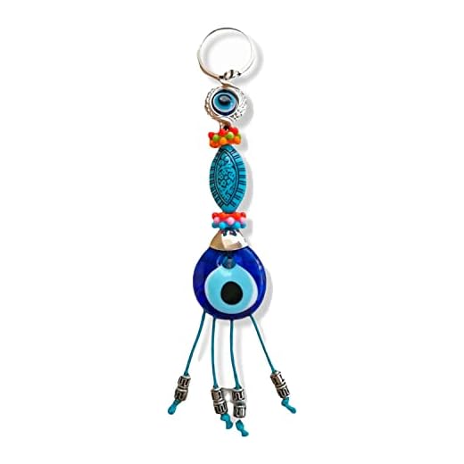 SabelAX - Llavero Ojo Turco - Amuleto Mal de Ojo - Amuletos de la Suerte y Proteccion - Llaveros Originales - Llaveros Mujer y Hombre