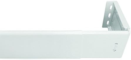 Kenney A7004213256 Wide Pocket Rod, 28-to-48-Inch Width, White