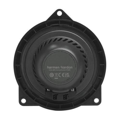 Harman Kardon FIT 4SFL Koaxial Lautsprecher Auto 10mm (4 Zoll): Car HiFi Lautsprecher mit 45W RMS und 360W Peak, klare Stmmen Flache Nachrüstlösung für Fronttür - Paarweise