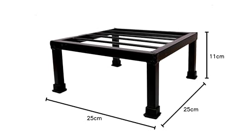 NAYRA Metal Planters Square Shape Thick and Strong Leg |Black Stand Stylish Gamla Planters Perfect Stand For Planter indoor and Outdoor (25 CM Stand)(SET OF 1) - Image 8 thumbnail