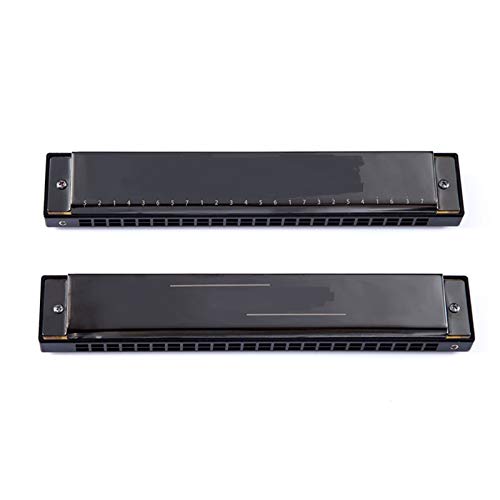 KIRANDIE 24 Trous Tremolo Harmonica Instrument Musical 1pc Harmonica (Color : Matte Black) - Les Beatles, Paul McCartney, John Lennon, RIngo Starr, George Harrison KIRANDIE 24 Trous Tremolo Harmonica Instrument Musical 1pc Harmonica (Color : Matte Black) – Image 6