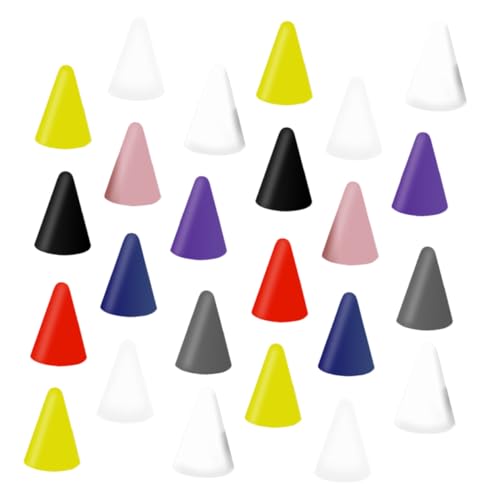 LOLIPPYY 45 piezas Tapas de Silicona para Puntas de Lápiz Compatibles con Apple Pencil y Generación Protectores y Duraderos para Stylus para Personalizar y Proteger Tu Lápiz Digital