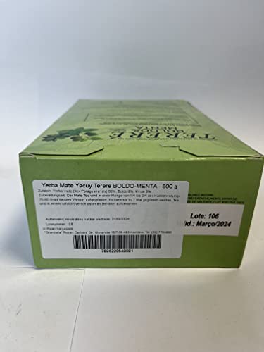 Erva Mate Tereré Yacuy Sabor Boldo C/Menta 500g