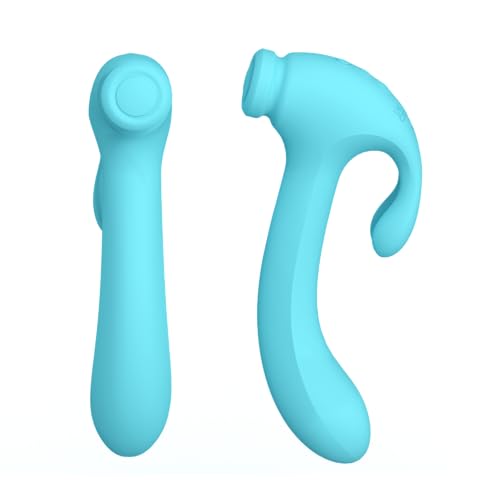 Thrusting Rabbit Vibrator-G Spot Clitoral Vibrator Waterproof & Skin-Friendly Silicone Dildo Vibrator with 3 Thrusting & 9 Vibrating Modes, Sex Toys for Women,Aurion Bloom