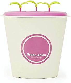 Humidificateur en Pot d'anion en céramique Bricolage créatif Bureau Chambre Petit humidificateur d'arôme Ajustement de la pulvérisation en Deux étapes sain et Pur Rose Vert Bleu