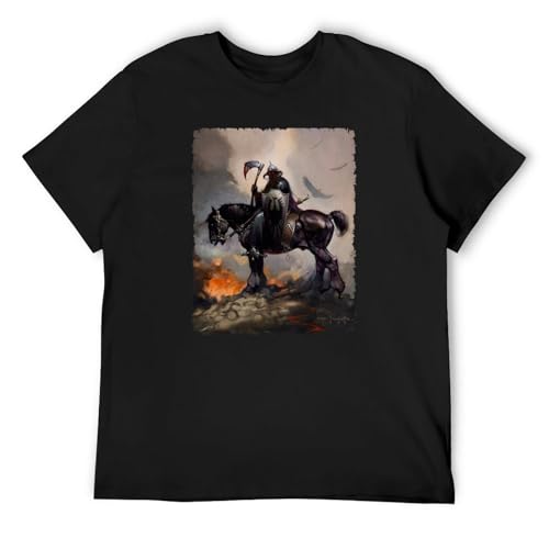 Bild: Death Dealer Frank Frazetta Art Men's T-Shirt Graphic Printed Black Tee L f�r 17,92 EUR  bei Amazon