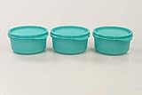 Original Tupperware TUPPERWARE Julchen türkis Kühlschrank 200ml (3) Dose Box Behälter 31205