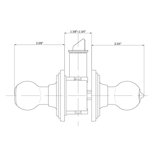 Delaney 364504 Hardware Passage Canova Passage Door Knob thumb #3