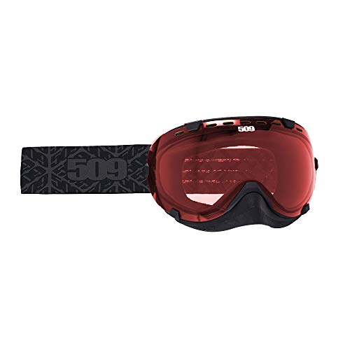 509 Aviator Snow Snowmobile Goggles - Black - Rose Tint Lens - 509-AVIGOG-16-BK
