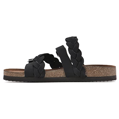 Image of WHITE MOUNTAIN Women's Holland Signature Comfort Molded Braided Footbed Sandal