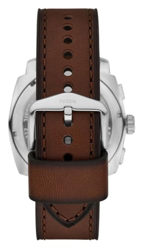 Image of Fossil Machine Analog Green Dial Men's Watch-FS6100