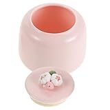 Solution de rangement polyvalente : ce bocal en céramique est idéal comme boîte à thé ou pour ranger biscuits, bonbons ou autres ustensiles de cuisine, pour une organisation simple et élégante. boîte à aliments en céramique, boîte à thé