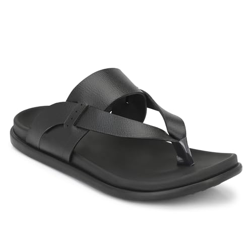 Image of Centrino Sandal for Men | Grip Insole for Stability | Modern slipper Look with Straps | Comfortable Casual look sandal for Men's (9281)