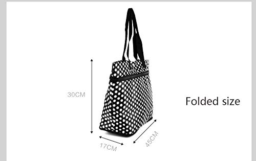 Einkaufstasche klein Einkaufstrolley Klappbar,Tragbare Multifunktions-Tragetasche aus Oxford Einkaufstasche… – Bild 4