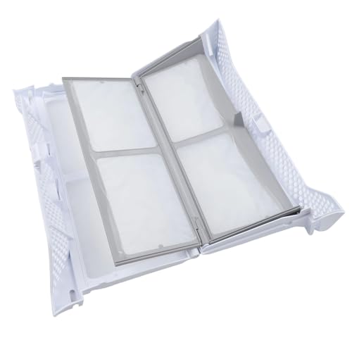 Filtre à peluches robuste plastique blanc pour sèche-linge AEG Electrolux série T7 T8