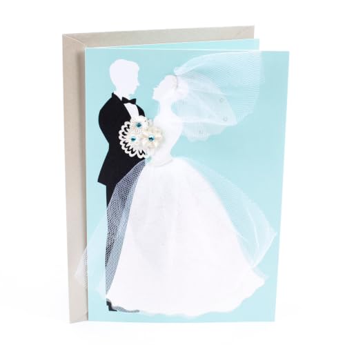 Hallmark CartĂŁo comemorativo de casamento (noiva e noivo)