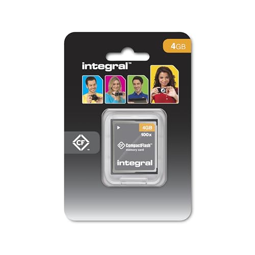 Integral 4GB CompactFlash Card Designed for the Photography Enthusiasts, Durable and Reliable
