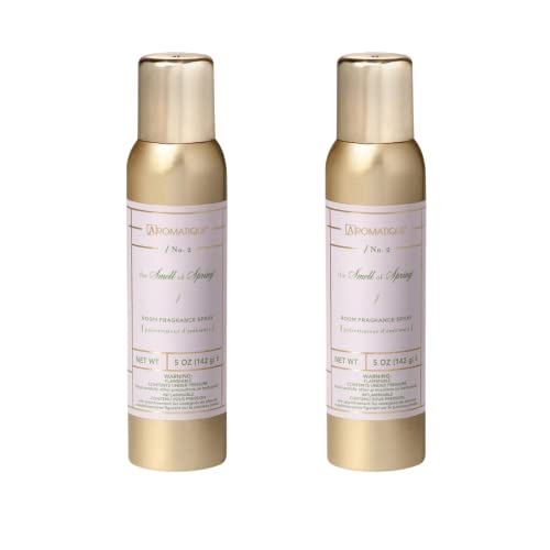 Aromatique The Smell of Spring Aerosol Room Spray Set of 2 - Home Fragrance, Long Lasting Room Air...