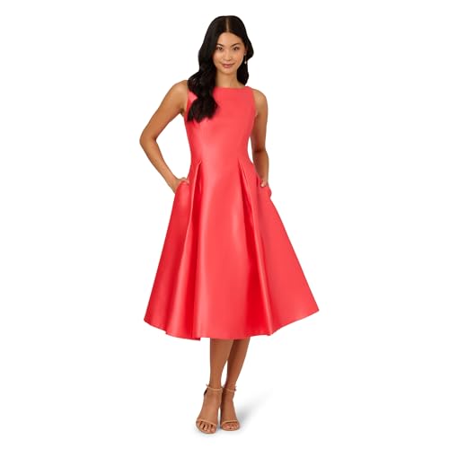 Image of Adrianna Papell Sleeveless Tea Length Dress